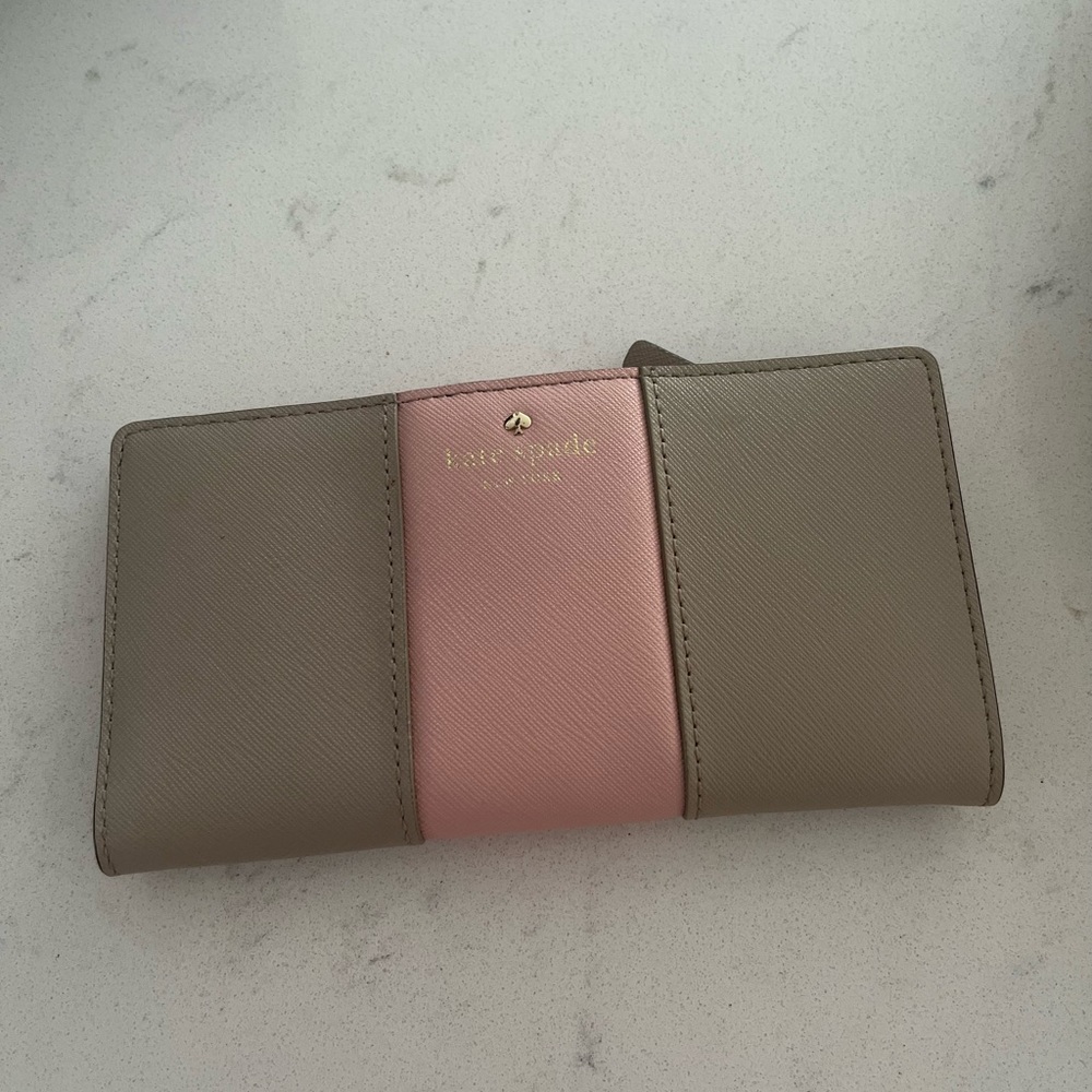 Kate Spade original leather two-tone wallet